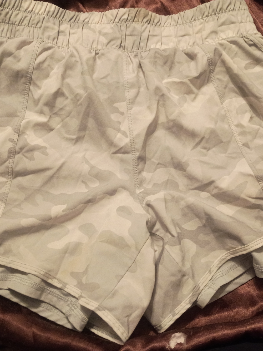 Avia Light Gray Camo Athletic Shorts